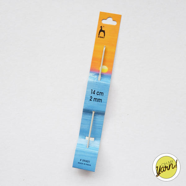 Pony Inline Crochet Hook 2mm