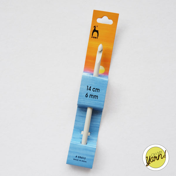 Pony Inline Crochet Hook 6mm