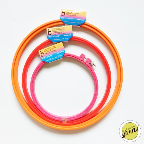 PONY Embroidery Hoops