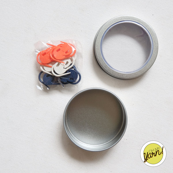 TULIP Stitch Marker with Tin Can (tulips)