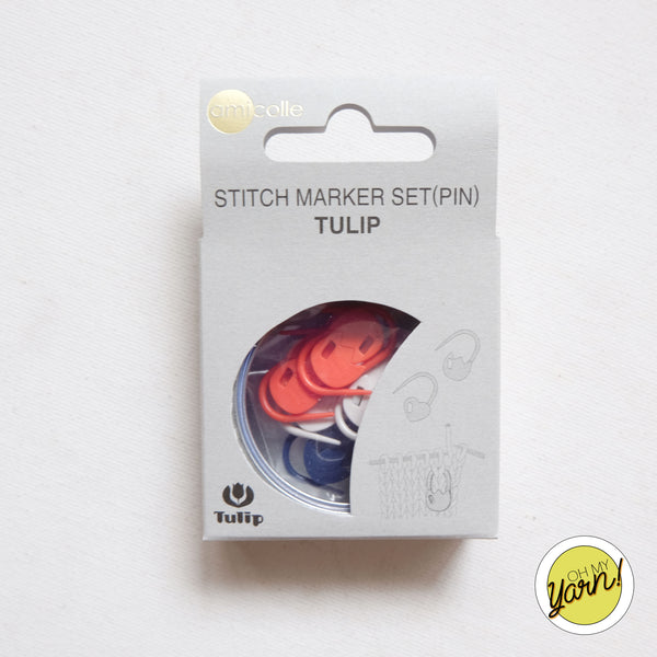 TULIP Stitch Marker with Tin Can (tulips)