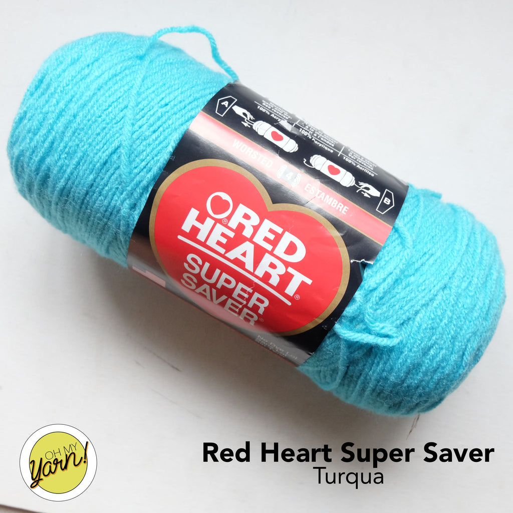 Red Heart Super Saver Yarn - Turqua