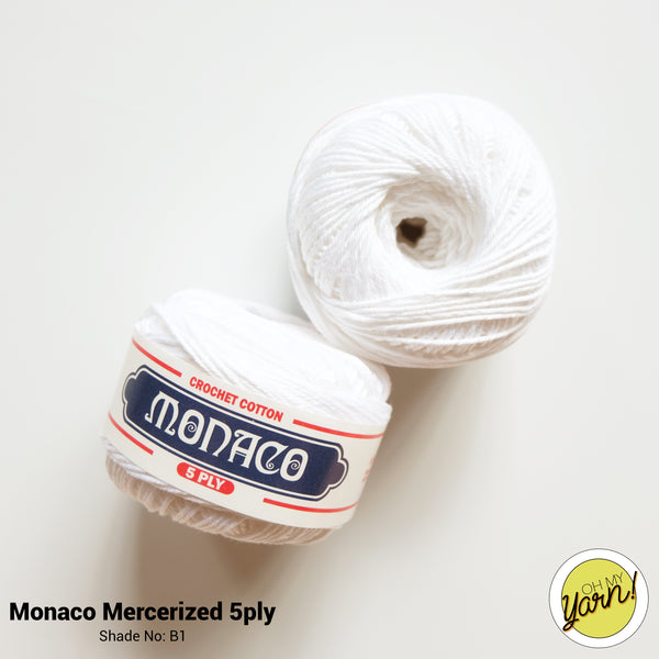 MONACO 5ply Mercerized Crochet Cotton