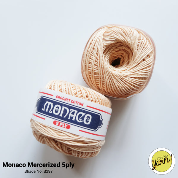 MONACO 5ply Mercerized Crochet Cotton