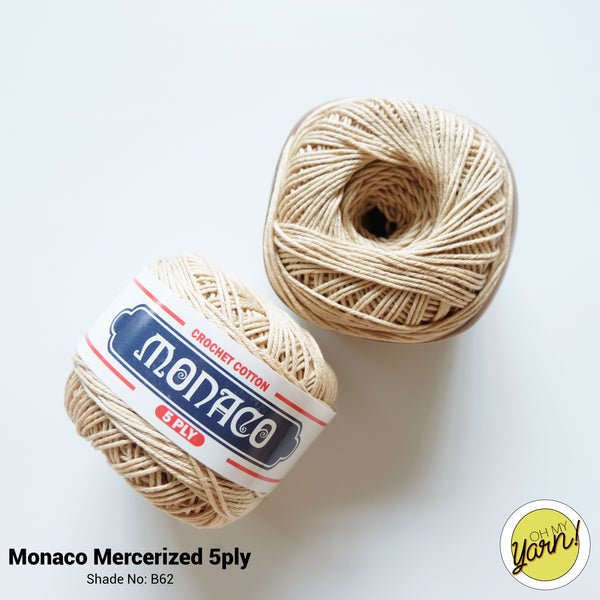 MONACO 5ply Mercerized Crochet Cotton