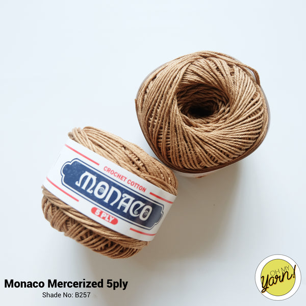 MONACO 5ply Mercerized Crochet Cotton