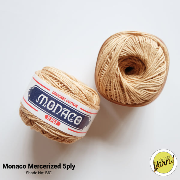 MONACO 5ply Mercerized Crochet Cotton