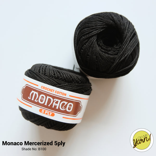 MONACO 5ply Mercerized Crochet Cotton
