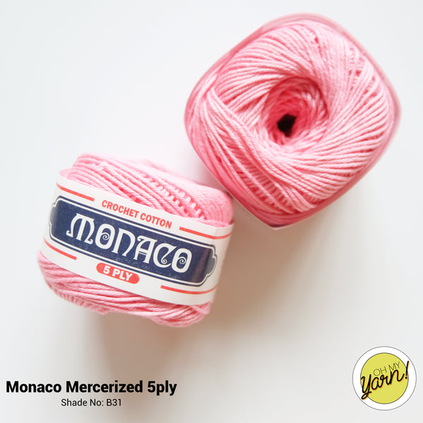 MONACO 5ply Mercerized Crochet Cotton