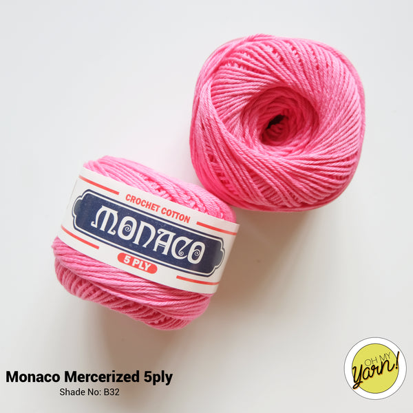 MONACO 5ply Mercerized Crochet Cotton