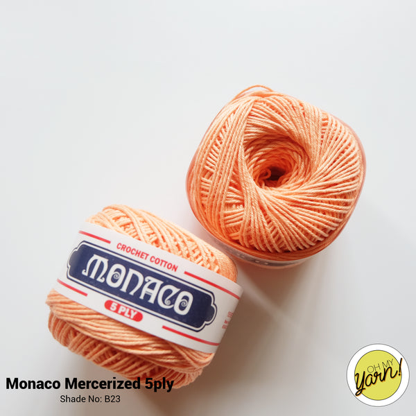 MONACO 5ply Mercerized Crochet Cotton