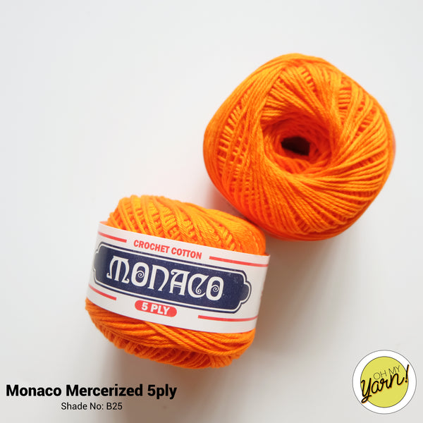 MONACO 5ply Mercerized Crochet Cotton