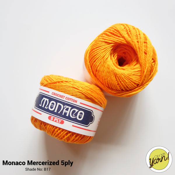 MONACO 5ply Mercerized Crochet Cotton