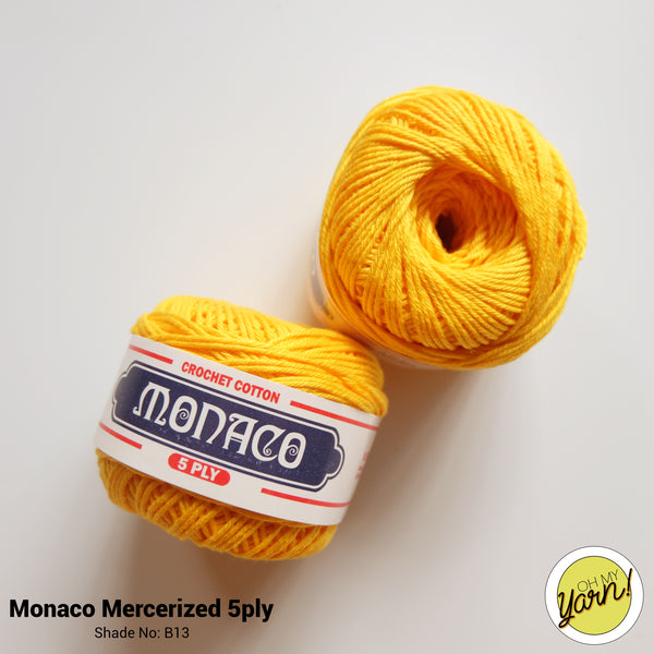 MONACO 5ply Mercerized Crochet Cotton