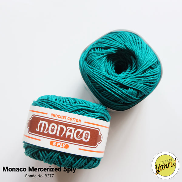 MONACO 5ply Mercerized Crochet Cotton