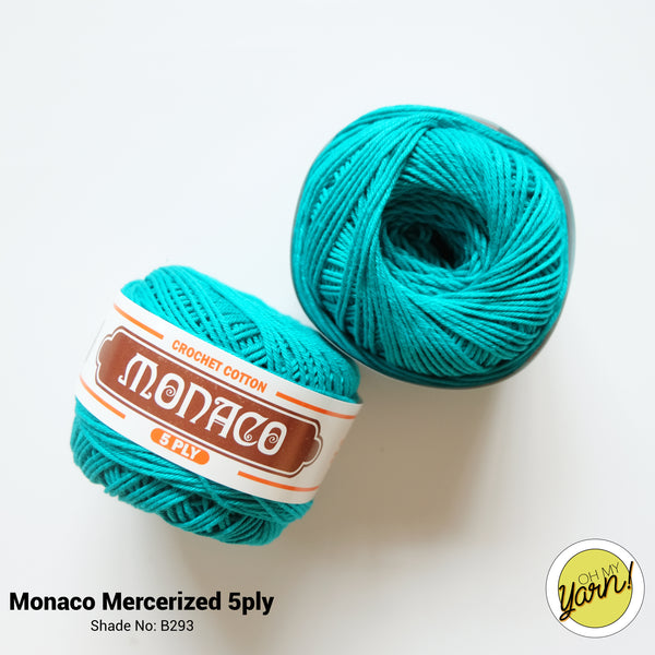 MONACO 5ply Mercerized Crochet Cotton