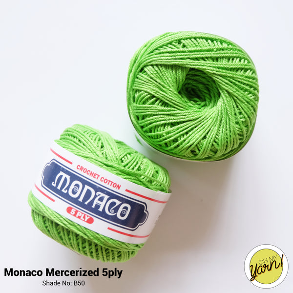 MONACO 5ply Mercerized Crochet Cotton