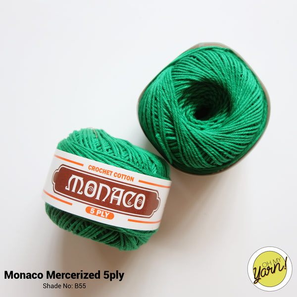 MONACO 5ply Mercerized Crochet Cotton