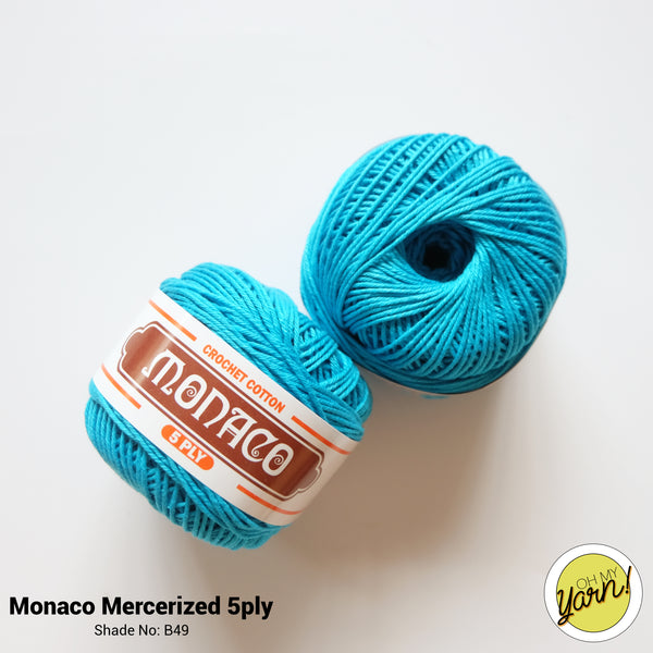 MONACO 5ply Mercerized Crochet Cotton
