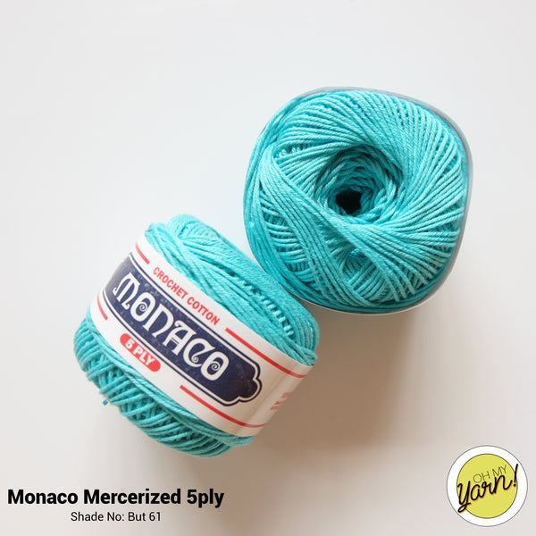 MONACO 5ply Mercerized Crochet Cotton