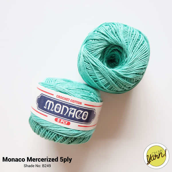 MONACO 5ply Mercerized Crochet Cotton