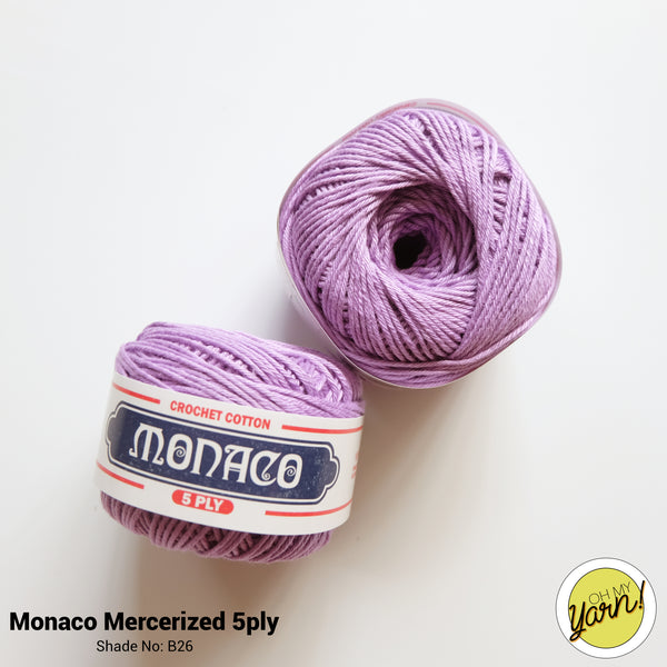 MONACO 5ply Mercerized Crochet Cotton