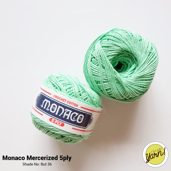 MONACO 5ply Mercerized Crochet Cotton