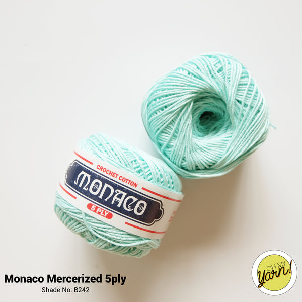 MONACO 5ply Mercerized Crochet Cotton