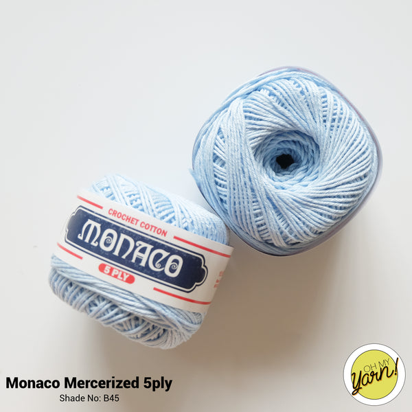 MONACO 5ply Mercerized Crochet Cotton