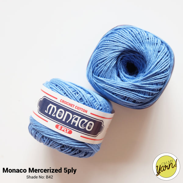 MONACO 5ply Mercerized Crochet Cotton