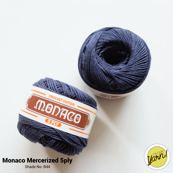 MONACO 5ply Mercerized Crochet Cotton