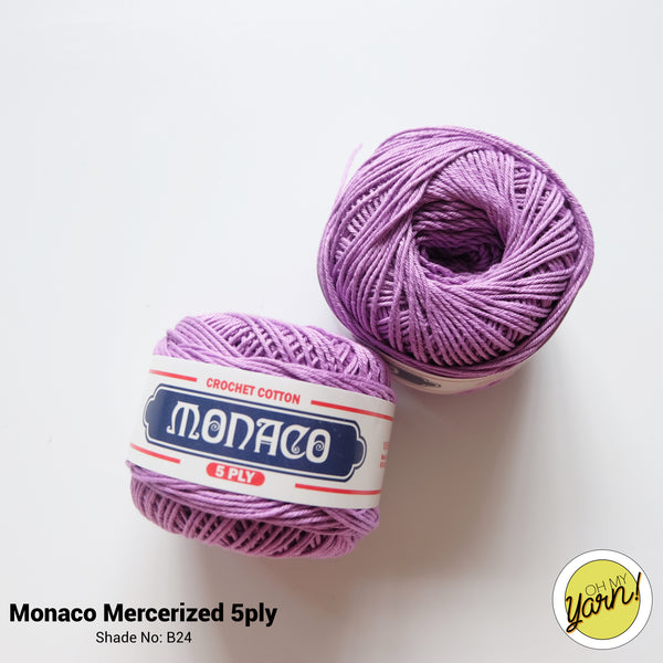 MONACO 5ply Mercerized Crochet Cotton