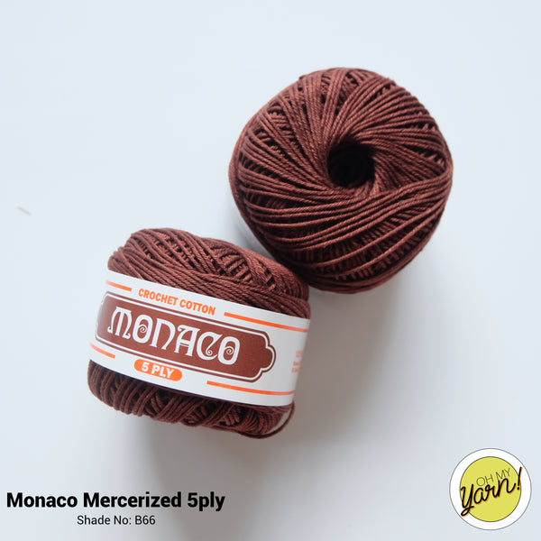 MONACO 5ply Mercerized Crochet Cotton