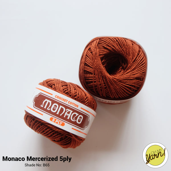 MONACO 5ply Mercerized Crochet Cotton