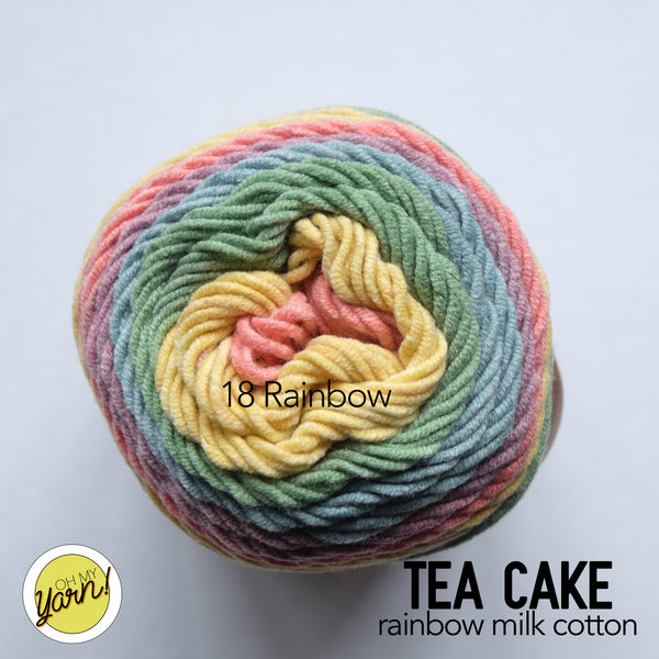 Oh My Yarn Tea Cake Rainbow