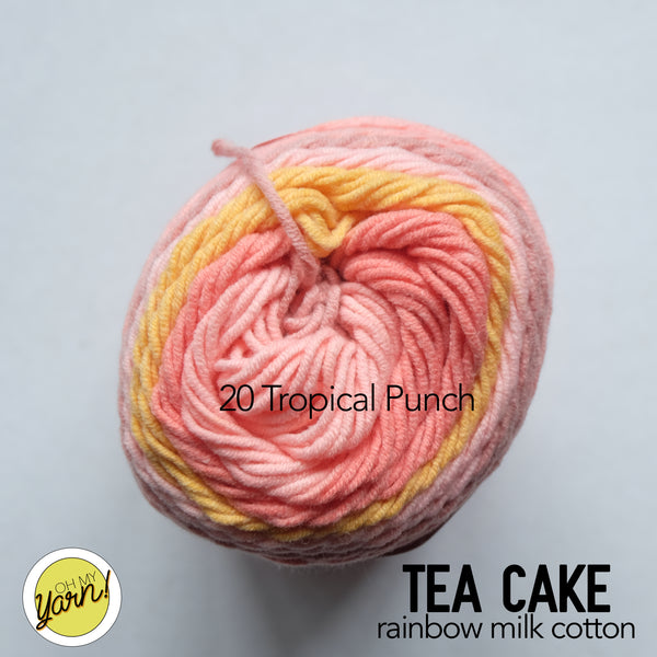 Oh My Yarn Tea Cake Tropical Punch