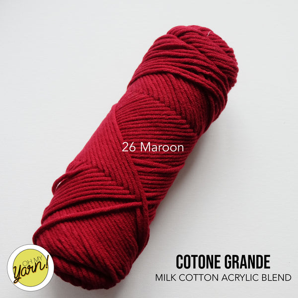 Cotone Grande Maroon