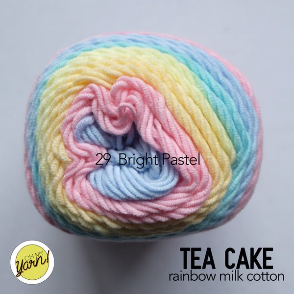 Oh My Yarn Tea Cake Bright Pastel