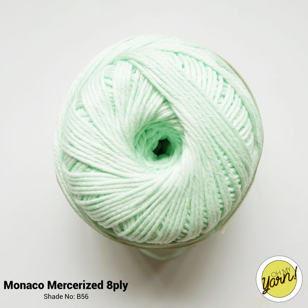 MONACO 8ply Mercerized Crochet Cotton