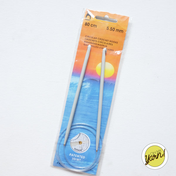 Pony Circular Tunisian Crochet Hooks 80cm 5.50mm