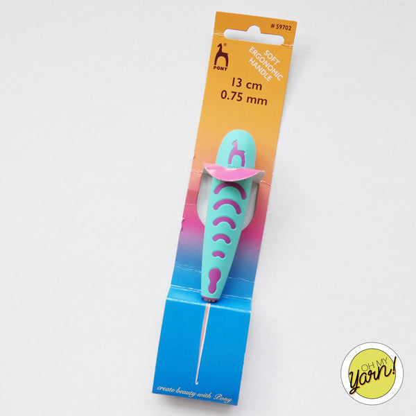 Pony Ergonomic Soft Crochet Hook 0.75mm