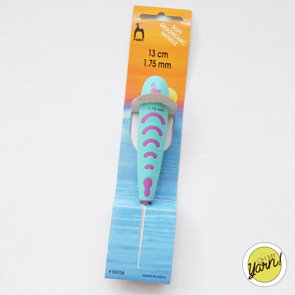 Pony Ergonomic Soft Crochet Hook 1.75mm
