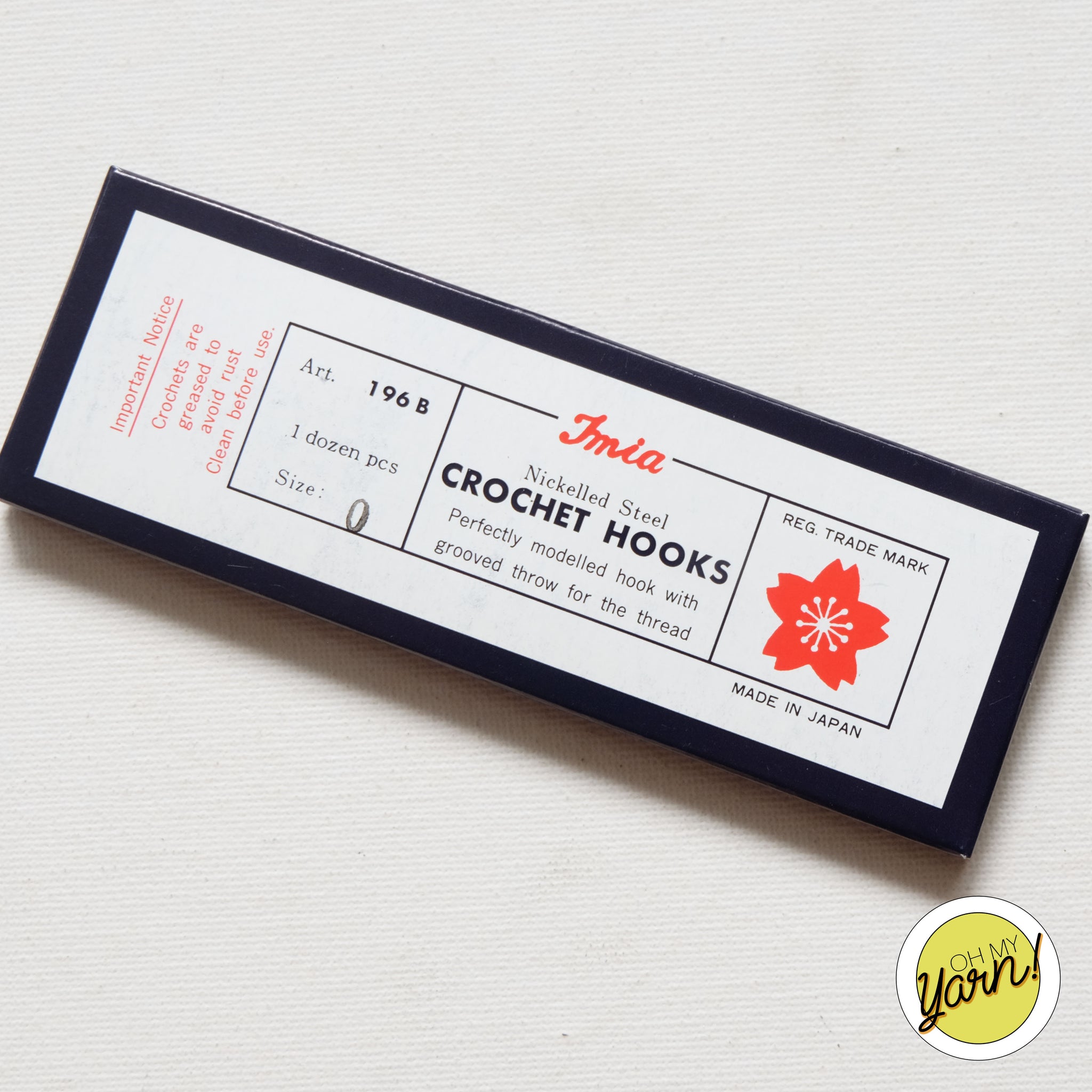 Oh My Yarn! | IMIA Crochet Hooks Steel – OhMyYarn