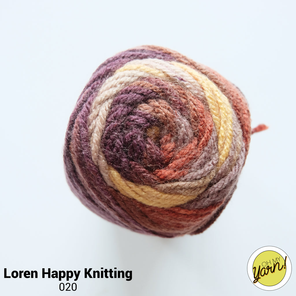 Loren Furry Knitting Yarn, Dark Grey - RF036