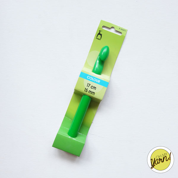 Pony Plastic Crochet Hook 15mm