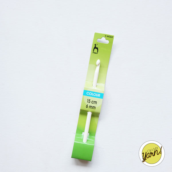 Pony Plastic Crochet Hook 6mm