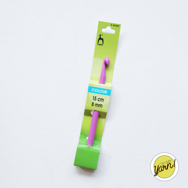 Pony Plastic Crochet Hook 8mm