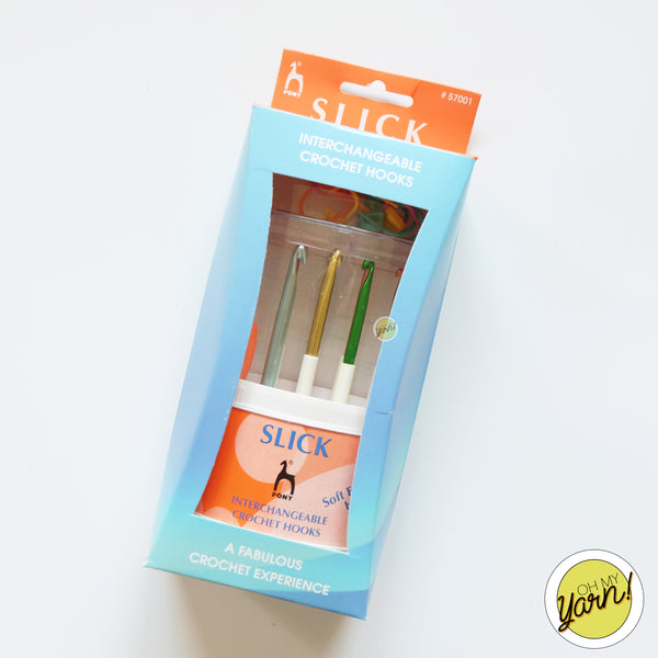 PONY Slick Interchangeable Crochet Hook Set