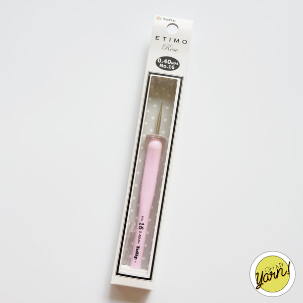 TULIP Etimo Rose Steel Individual Crochet Hooks