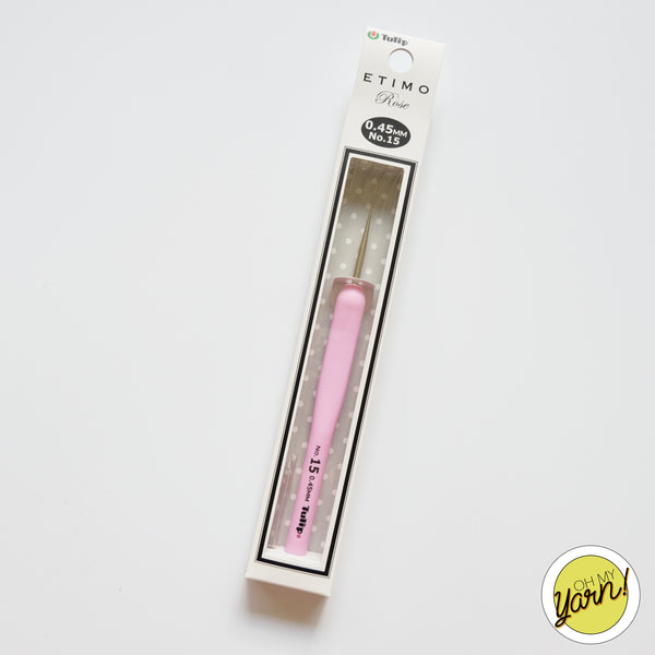 TULIP Etimo Rose Steel Individual Crochet Hooks